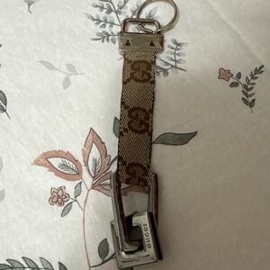 Upcycled Gucci Keychain